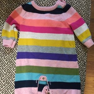 Baby Gap knit sweater romper. Size 3-6mos